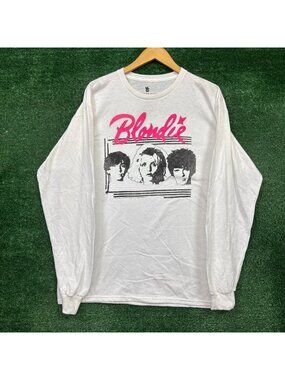 Junk Food Clothing x Blondie Eat to the Beat Rock Band LS Shirt Size Large